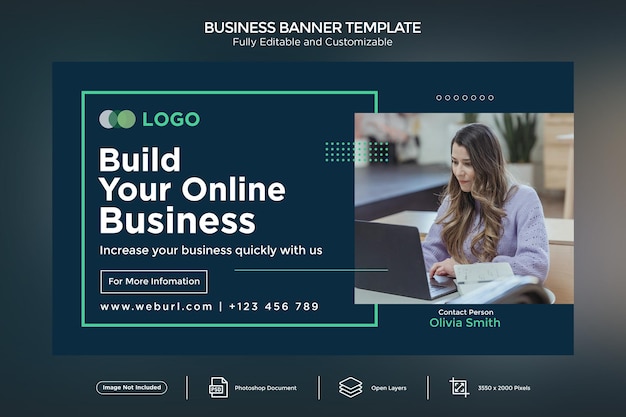 Build your online Business Banner Design Template