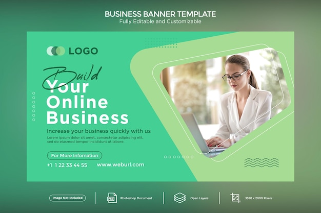 Build your online Business Banner Design Template