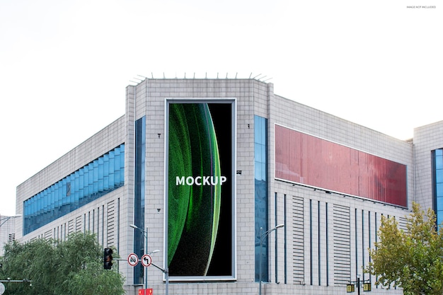 Building banner mockup