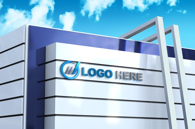 Building logo mockup