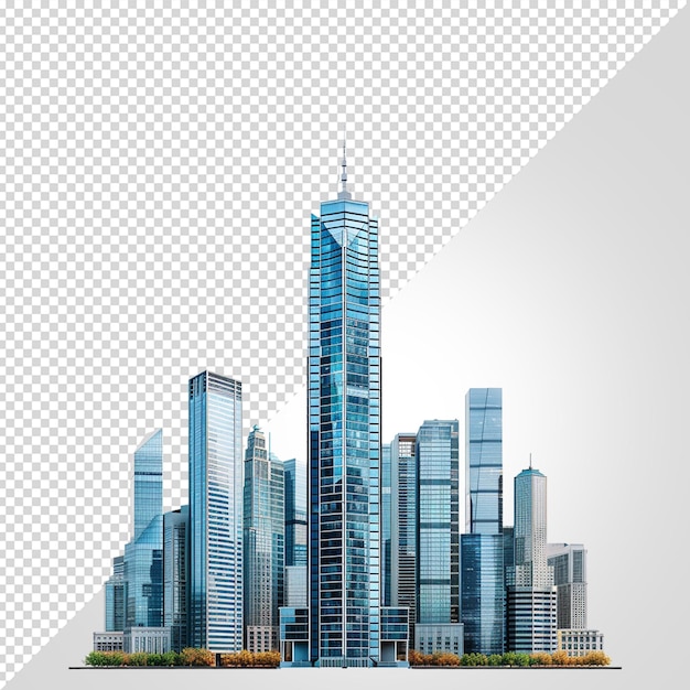 PSD building skyline png