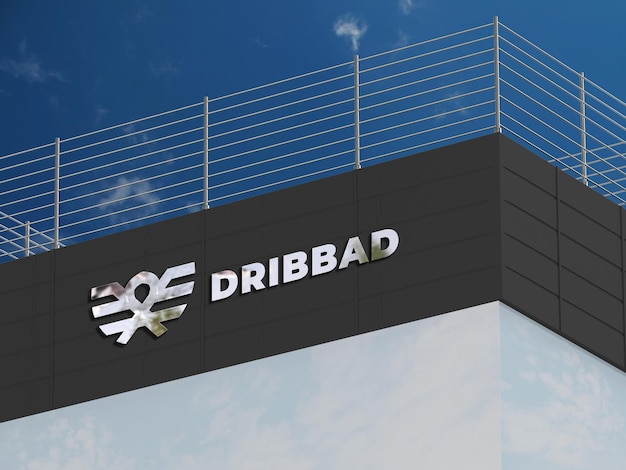 Building with logo mockup