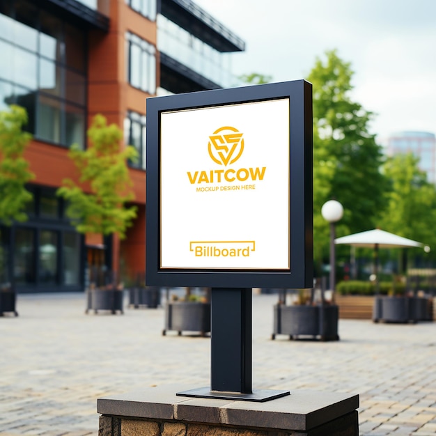 Buiten billboard mockup psd