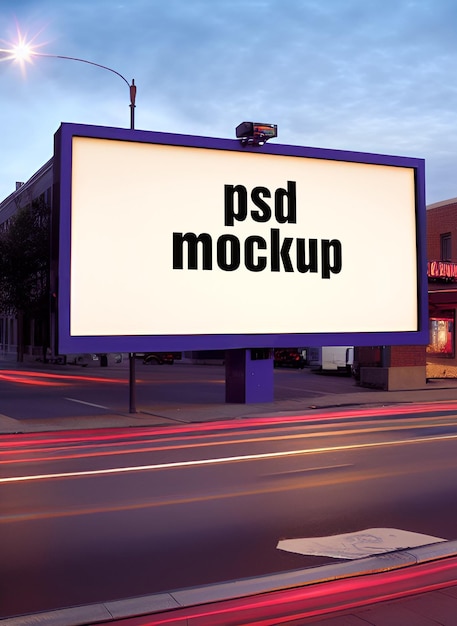 Buitenreclame mockup psd billboard showcase sjabloon poster mockup marketingbestanden