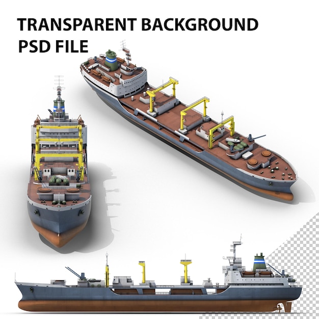 PSD bulk carrier ship png