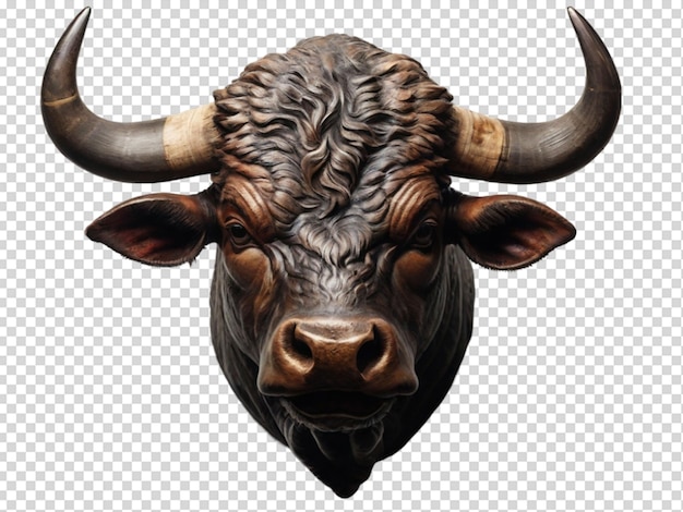 PSD bull head png