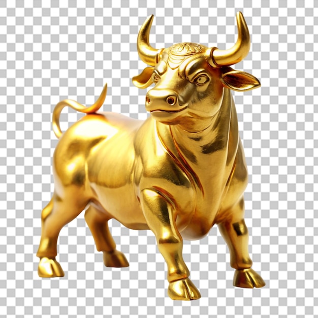 PSD bull isolated on transparent background