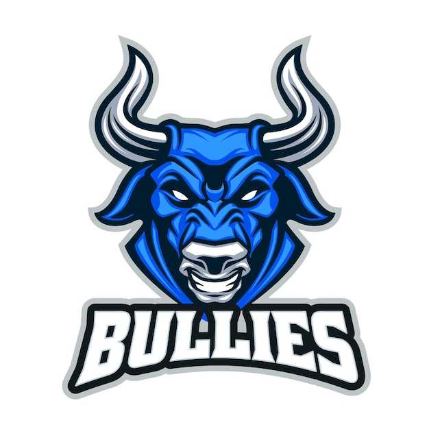 PSD bull mascotte logo esport team