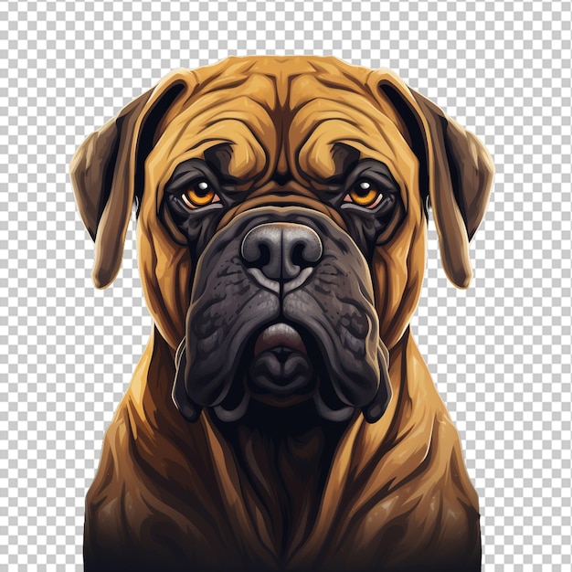 Bull mastiff mascotte-logo