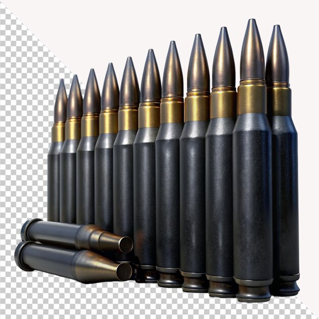 PSD bullets on transparent background