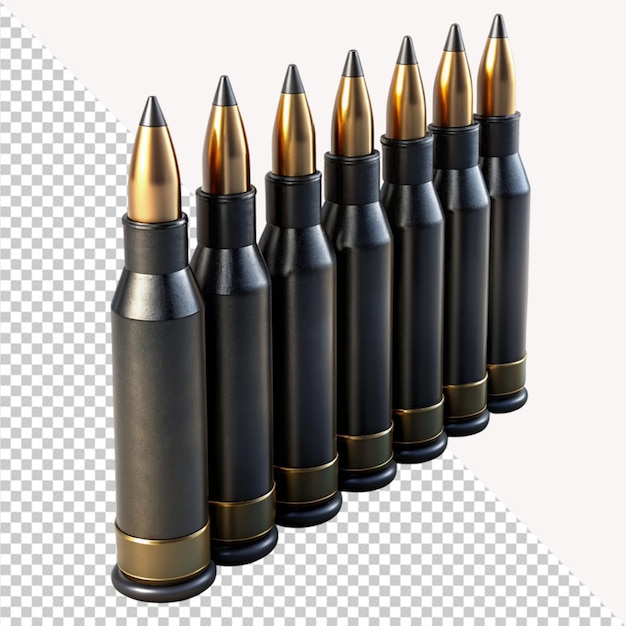 PSD bullets on transparent background