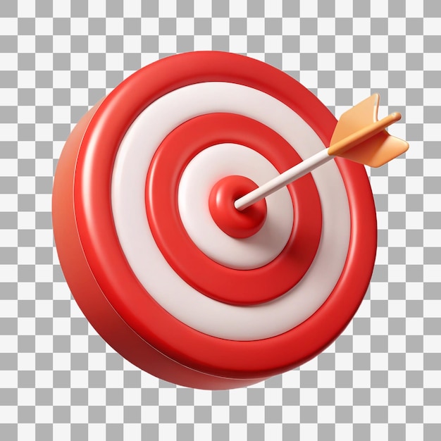 Bullseye Arrow hitting the center of the target