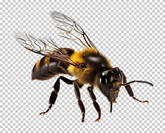 Bumblebee Odizolowany Na Przezroczystym Tle