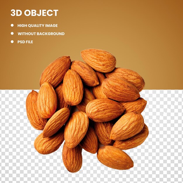 Bunch of almonds