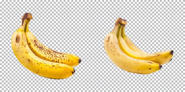 Grappolo di banane isolato su uno sfondo trasparente png