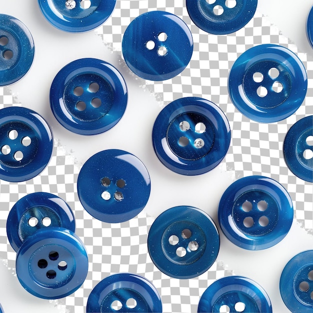 PSD un mucchio di bottoni blu con uno che dice blu