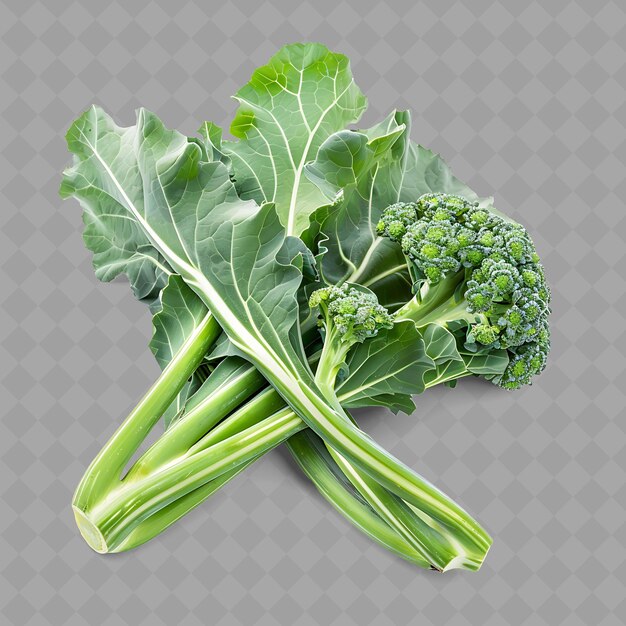 PSD a bunch of broccoli is shown with a picture of a leafy vegetable