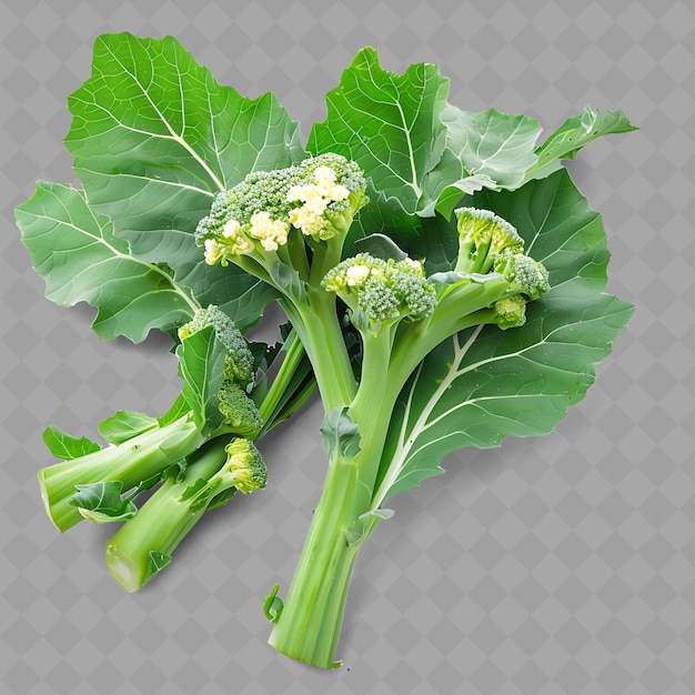 PSD a bunch of broccoli with the words  broccoli  on it
