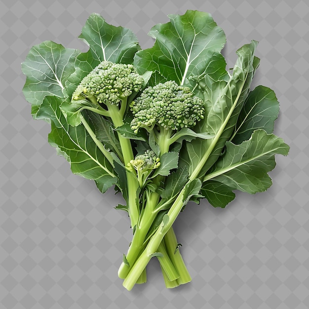 PSD a bunch of broccoli with the words broccoli on it