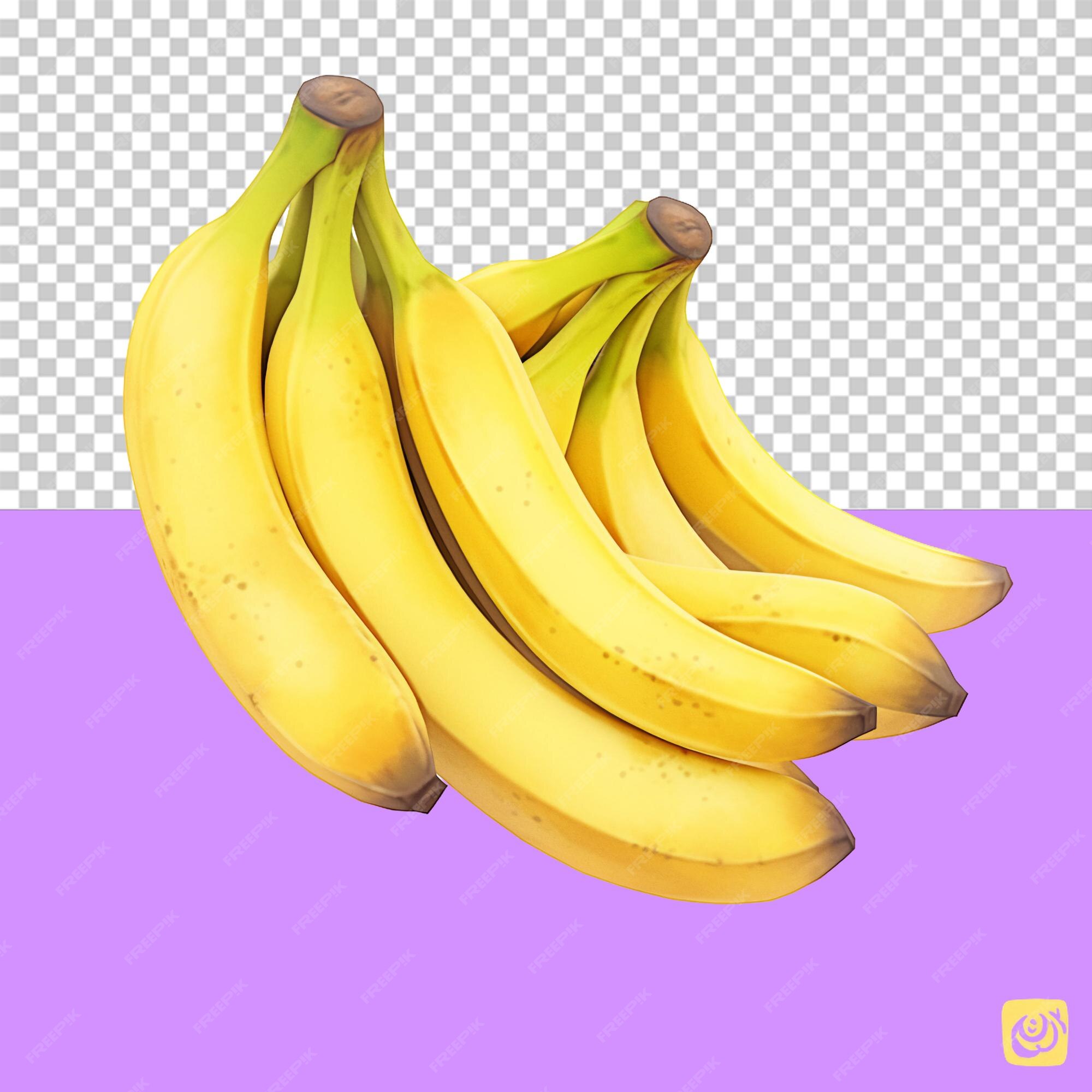 Ripe Yellow Banana Cluster PNG Images & PSDs for Download