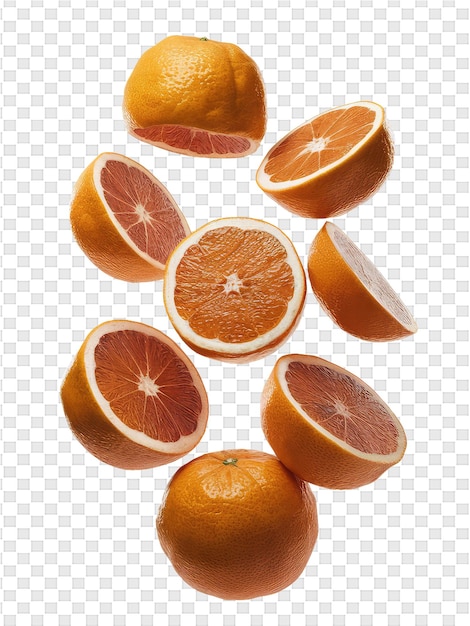 PSD a bunch of oranges are arranged in a circle