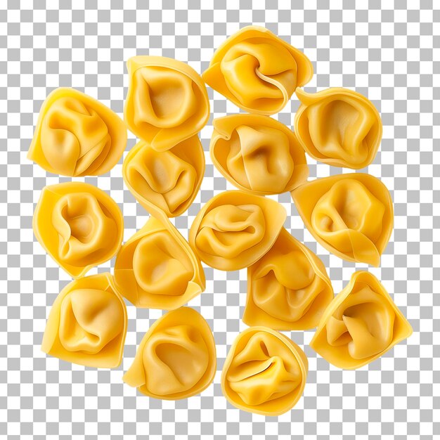 PSD a bunch of pasta on a checkered background