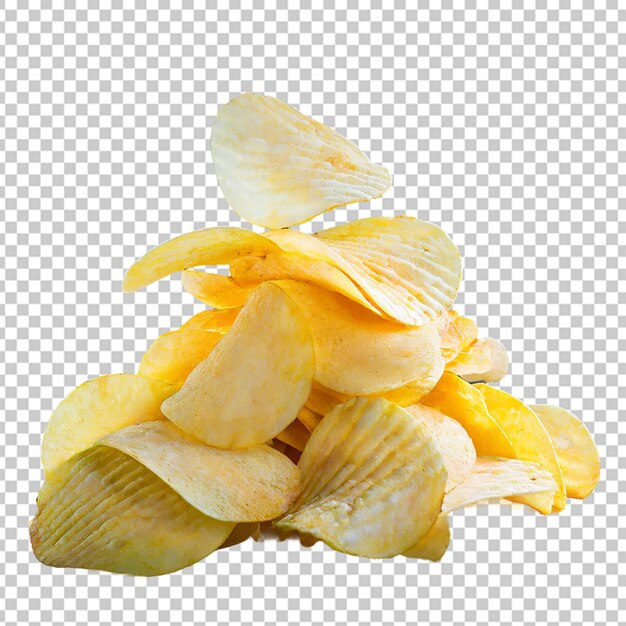 PSD bunch of potato chips