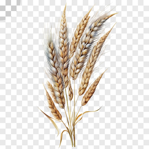PSD a bunch of wheat on a transparent background - wheat png download