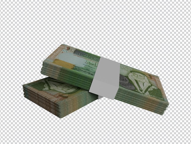 PSD bundels jordaans geld - 1 dinar