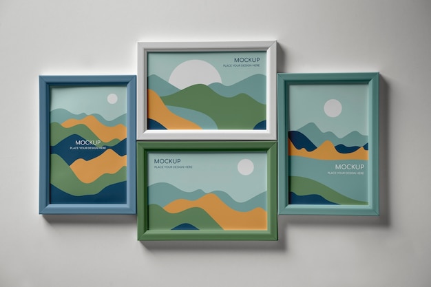 bundle frame arrangement  mockup