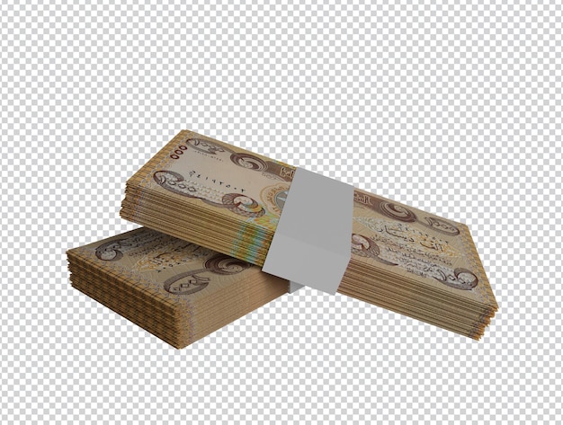 Bundles of Iraqi Money - 1000 Dinar