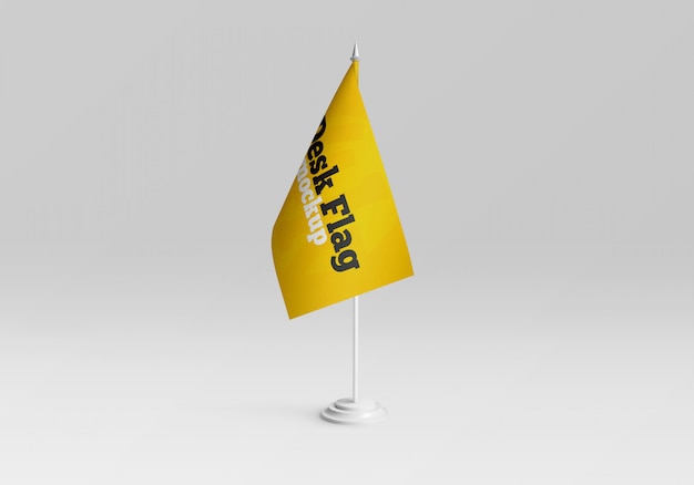 Bureau vlag mockup