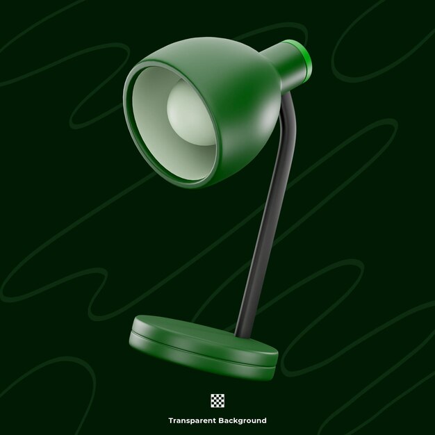 PSD bureaulamp 3d-pictogram