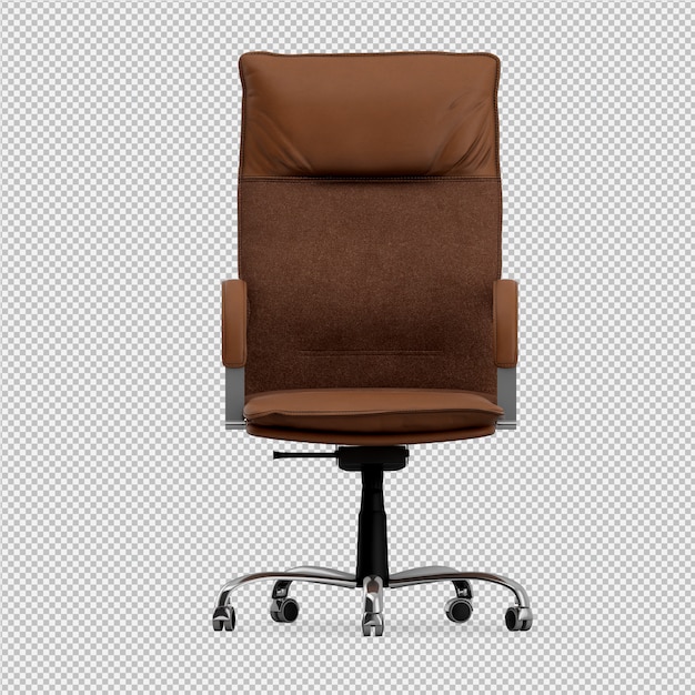 Bureaustoel 3D geïsoleerd render