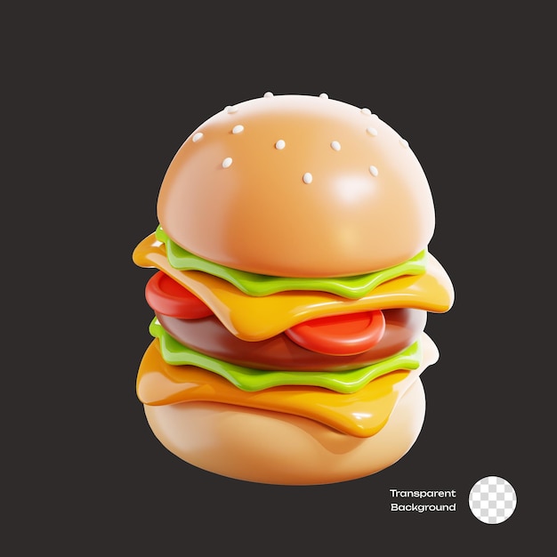 Burger 3D Icons