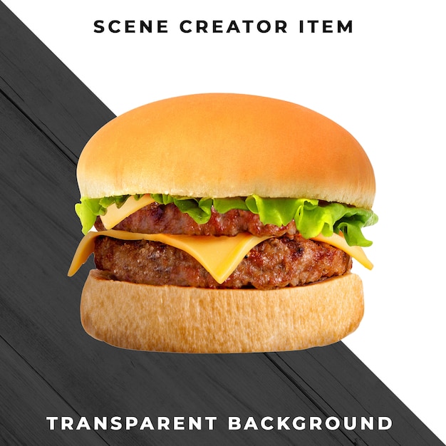 Burger ingredient transparent PSD