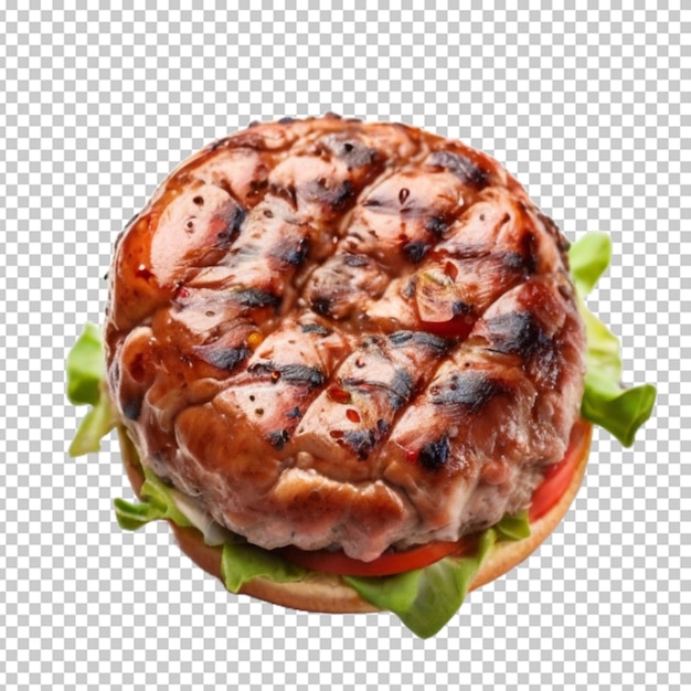 PSD burger png template