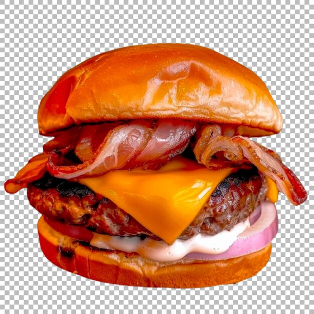 PSD burger png transparent