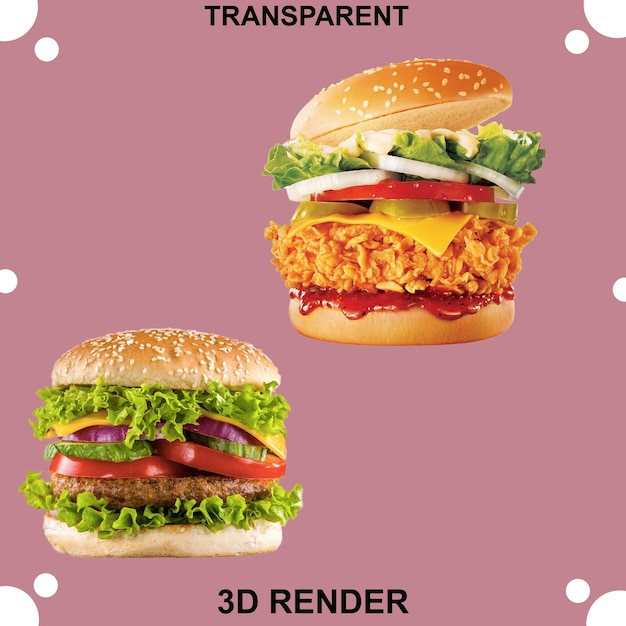 burger transparent background