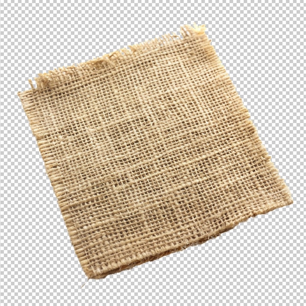 PSD burlap hessian or sacking on transparent background