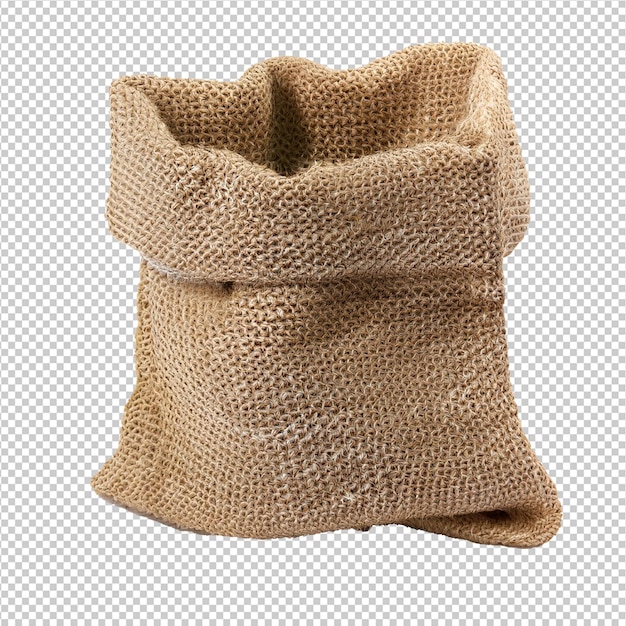 burlap sack on alpha layer