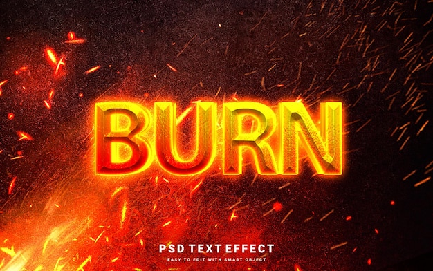 Burn Text Effect