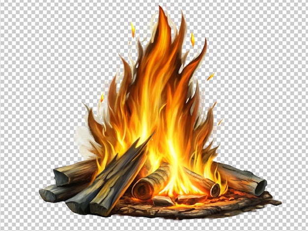 PSD burning fire flames