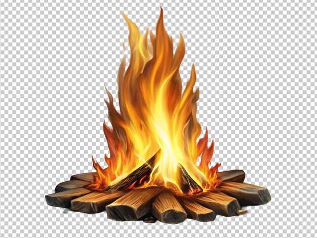 PSD burning fire flames