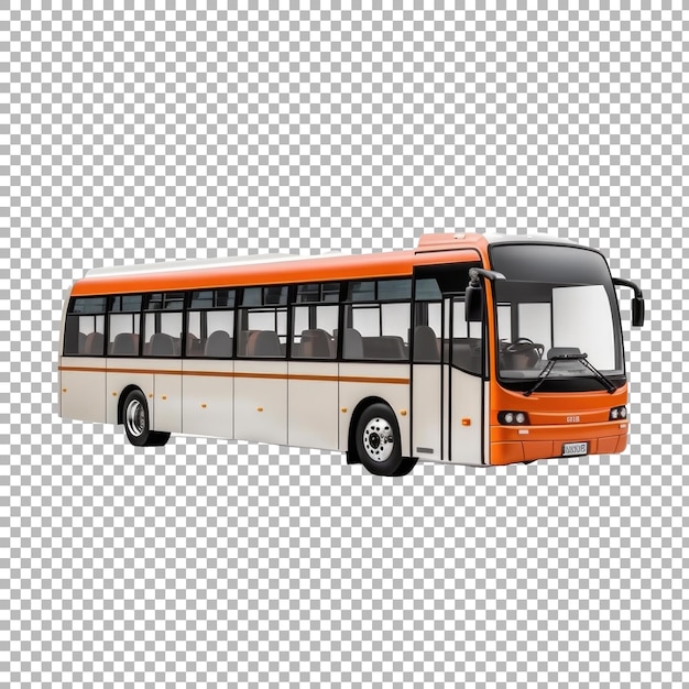 bus isolated on transparent background