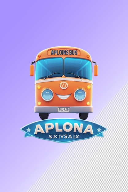PSD a bus that has the word applea on it