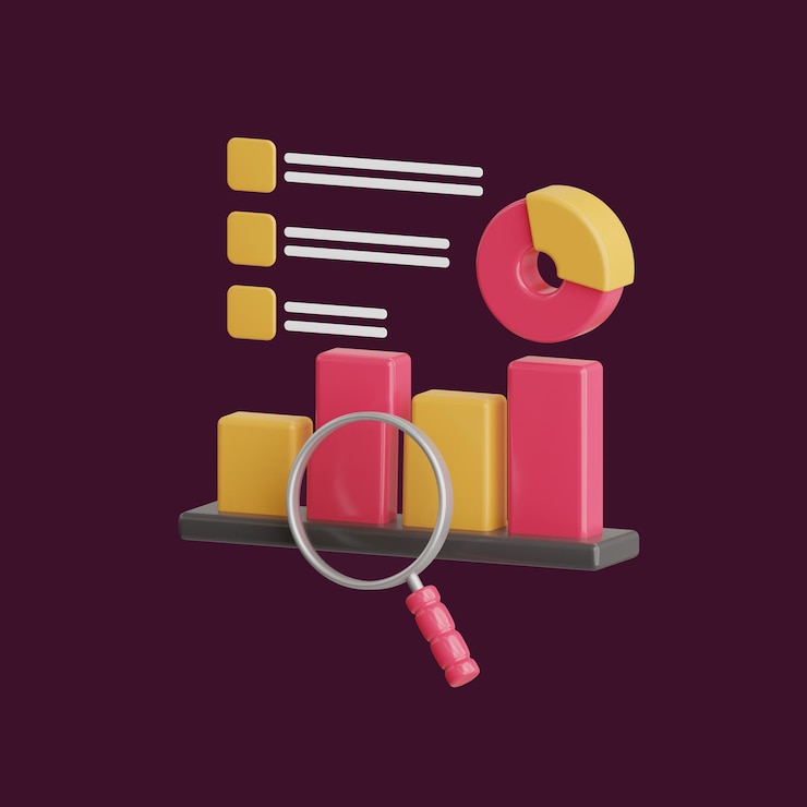 PSD business 3d element png template