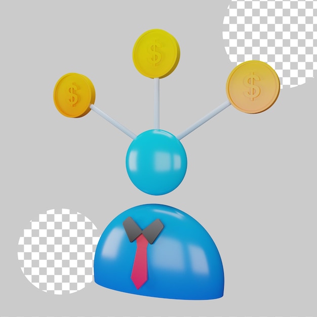 Business 3d illustration