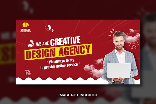 PSD business agency banner social tenplate