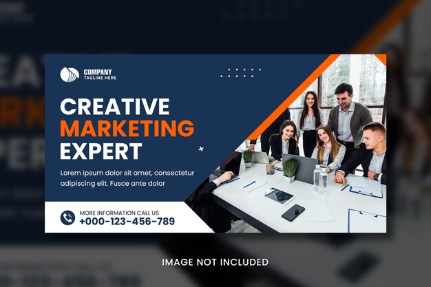 PSD business agency banner social tenplate